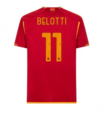 AS Roma Andrea Belotti #11 Koszulka Podstawowych 2023-24 Krótki Rękaw